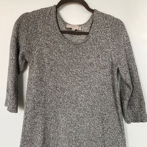Three quarter sleeve Loft sweater dress